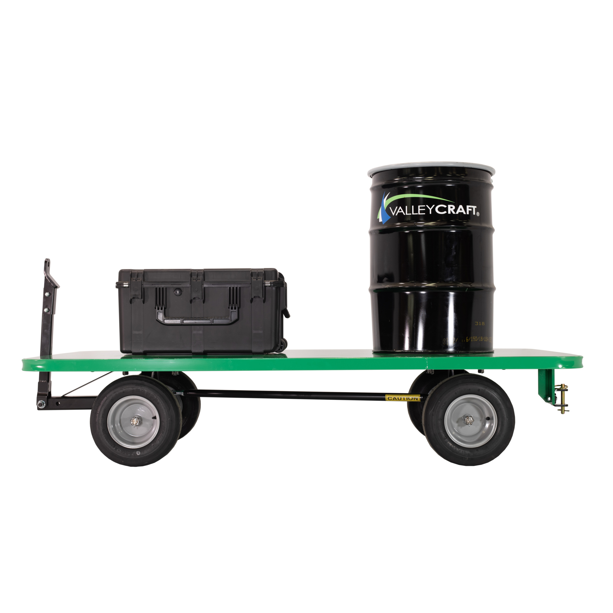 Valley Craft, Quad-Steer Trailer, Load Capacity 2000 lb, Deck Length 8 ft, Deck Width 4 ft, Model# F83978